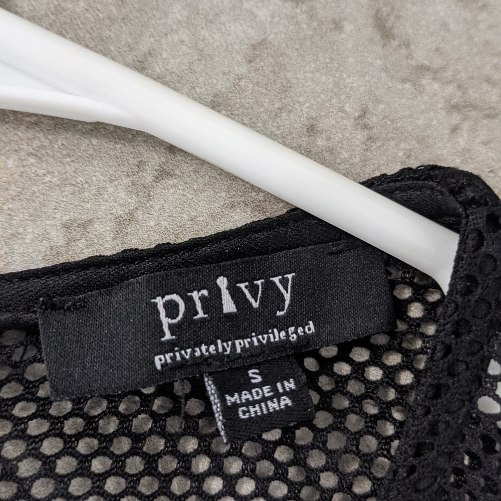 Privy See truth jumpsuit mini dress.